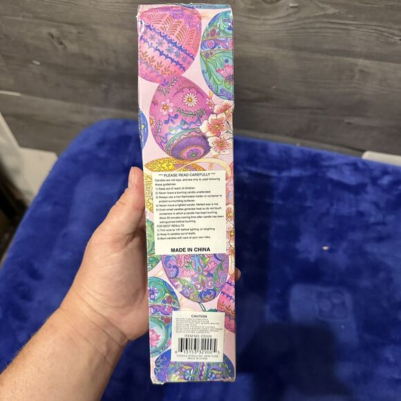 Vintage Easter Bunny Candles Set of 2 in Original Box Unlit 10” - Picture 7 of 8